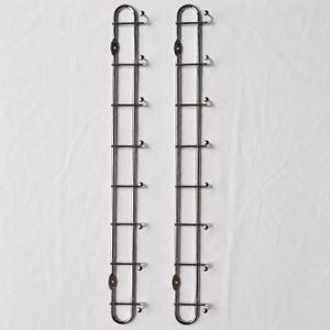 Silberne Metall Wand Silber Metall Wand Kleiderbügel - Multi-Hook Organizer Kleiderbügel - Multi-Hook