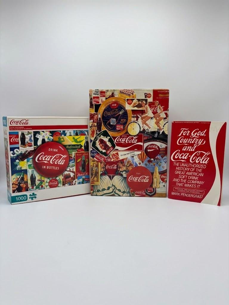 Vintage Coca Cola Jigsaw Puzzles - Etsy