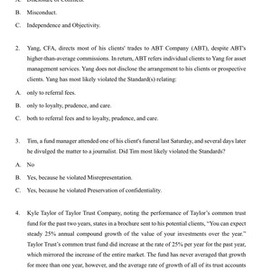 Premium CFA Level 1 180 Curated Practice Questions With Detailed Explanations