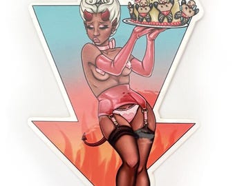 Die-Cut Vinyl Sticker "Miss Treat"