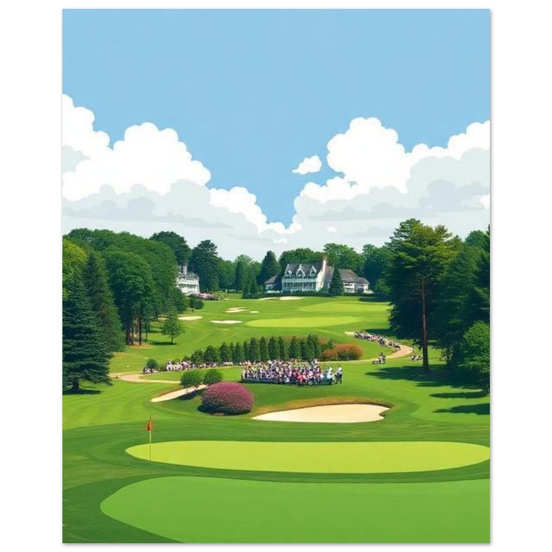 Augusta National Golf Course Poster | Masters Tournament Wall Art ...