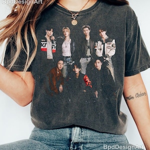 Bts Graphic Tee - Etsy