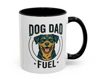 Dog Dad Fuel Mug | Accent Coffee Mug