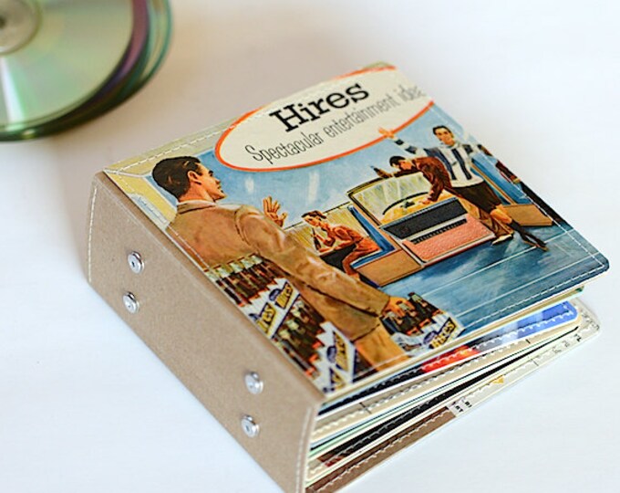 18 CD Wallet/ CD Holder Book Handmade From Upcycled Album Etsy