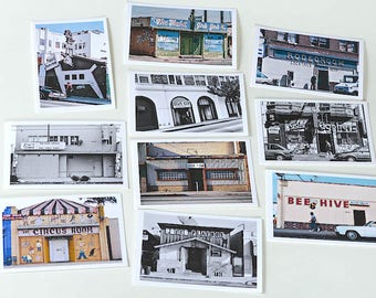 For gosninja--> 8 Sets of Los Angeles Bar Photo Post Cards with custom message on back