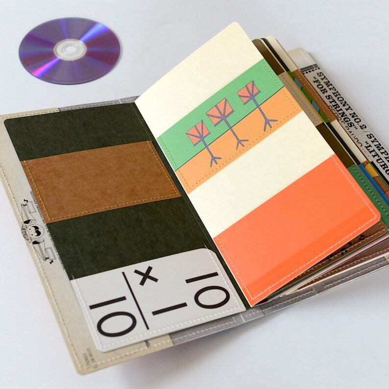 52 DVD Holder Book DVD Wallet DVD Storage Case Handmade from image 3