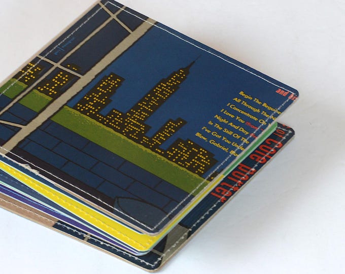 14 CD Wallet, CD/ DVD Storage Book Handmade From Upcycled Album Cover ...