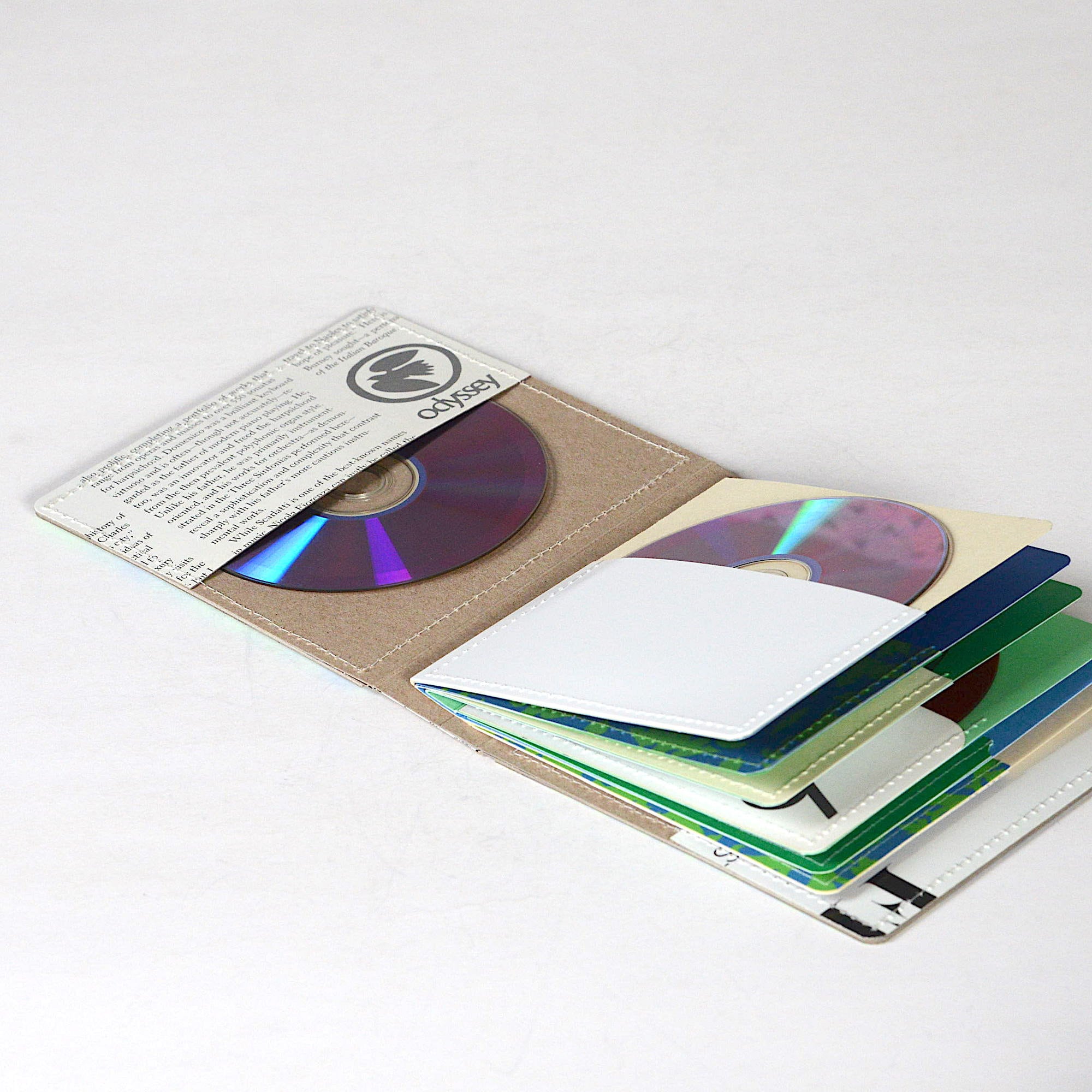 Cd Wallet Storage 14 CD Wallet, CD/ DVD Storage Book Handmade From Upcycled Album Cover ...