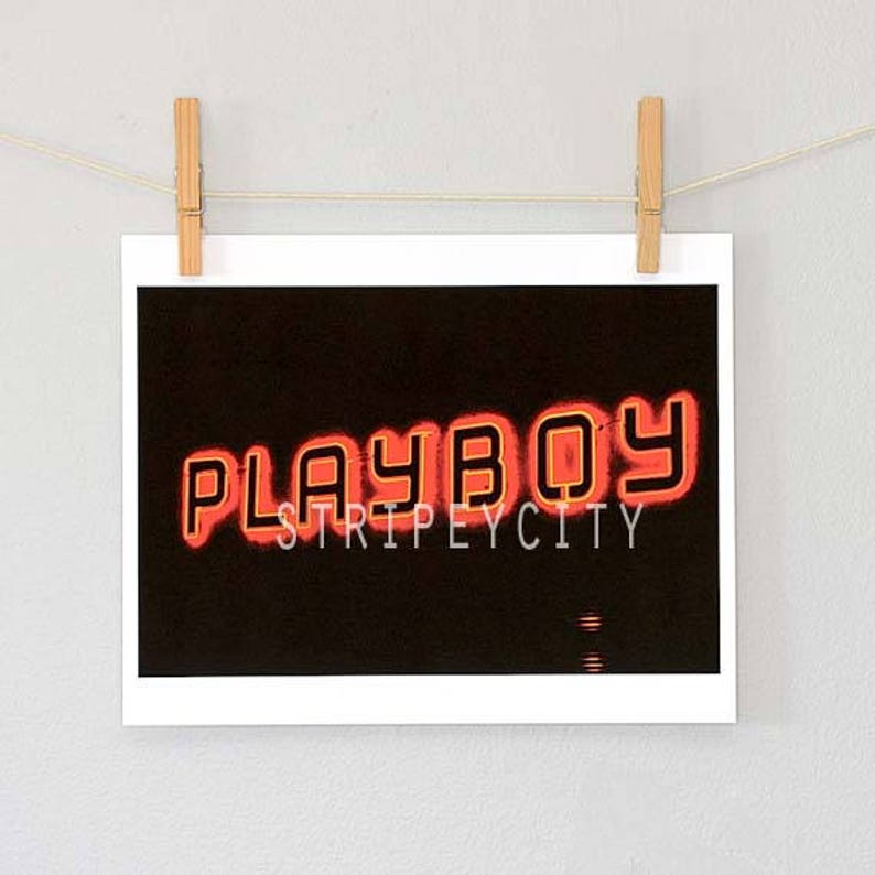Vintage Los Angeles Photography/ Bar Photo/ Classic Neon Bar Sign/ Color Photography Print/ Hollywood Photography/Playboy image 2