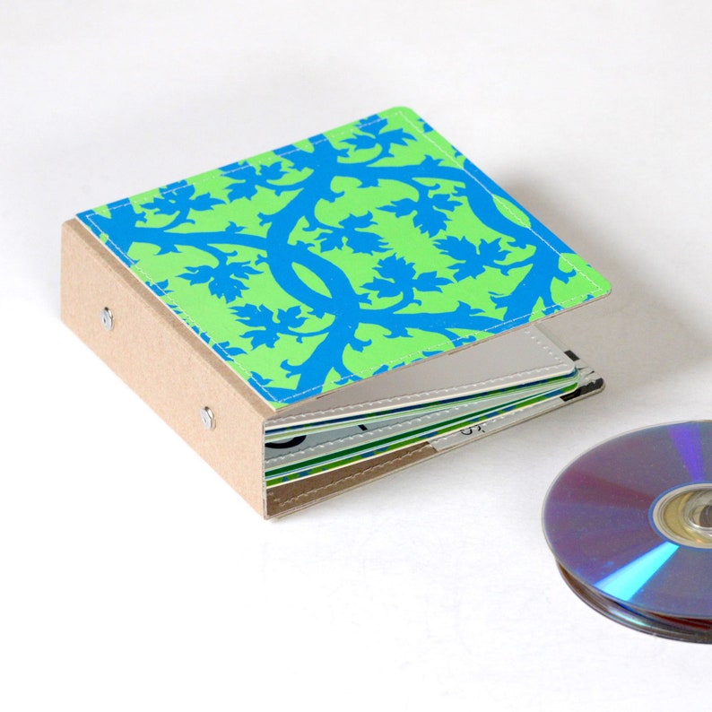 14 CD Wallet, CD/ DVD Storage Book Handmade from Upcycled Album Cover, Cd Case, Cd Book, Cd Holder, Cd Storage, Ready to Ship image 9