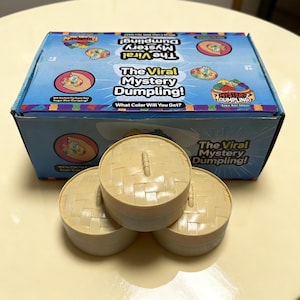 Glitter Dumpling Squishy Toy, Random Color Blind Box for Stress Relief