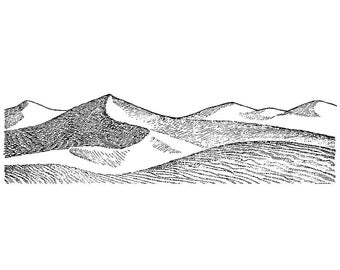 Large Sand Dunes 1526N Beeswax Rubber Stamps Unmounted Cling Mounted Stamp Scenic Landscape Stamping Large Sand Dunes 1526N Beeswax Rubber Stamps Unmounted Cling Mounted Stamp Scenic Landscape Stamping
