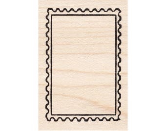 Blank Post 1229F Beeswax Rubber Stamps Unmounted, Cling, Mounted Stamp Collage Stamping