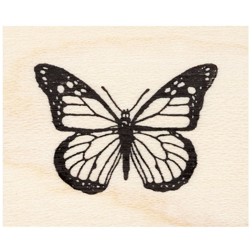 Monarch Butterfly 1648D Butterfly Rubber Stamp, Animal, Insect, Nature  Stamping