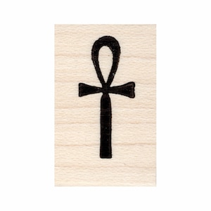 Ankh 1726B Beeswax Rubber Stamps Unmounted, Cling, Mounted Stamp Egyptian Collage Stamping