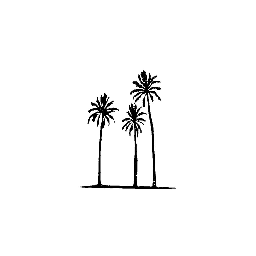 3 Far Palms 40E Palm Tree Rubber Stamp Tropical Scenic - Etsy