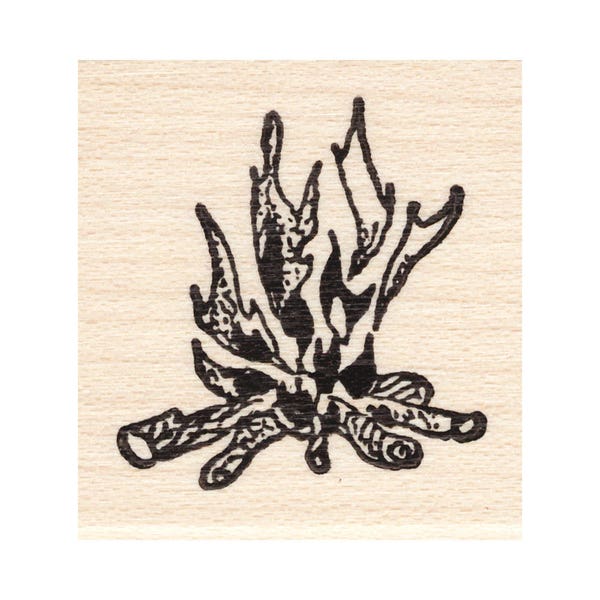 Campfire 806D Beeswax Rubber Stamps Unmounted, Cling, Mounted Stamp Collage Stamping