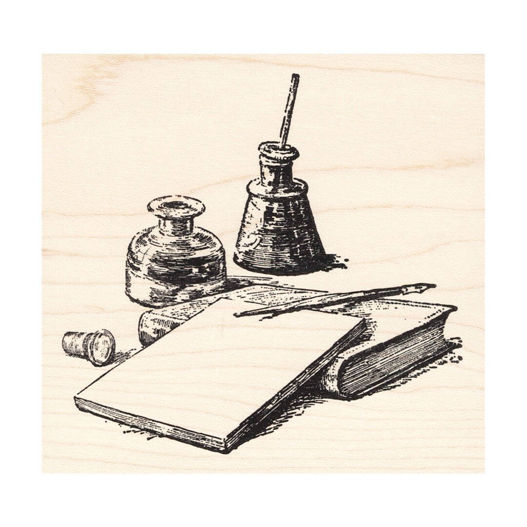 Writer's Block 1285L Beeswax Rubber Stamps Unmounted, Cling, Mounted ...