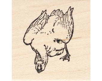 Angry Goose 1380E Beeswax Rubber Stamps Unmounted, Cling, Mounted Stamp Scenic, Landscape Stamping