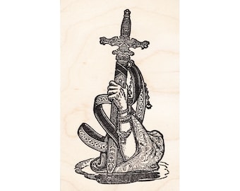 Large Excalibur 1133J Beeswax Rubber Stamps Unmounted, Cling, Mounted Stamp People, Men & Women Stamping