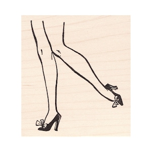 Legs 492H Beeswax Rubber Stamps Unmounted, Cling, Mounted Stamp Collage Stamping