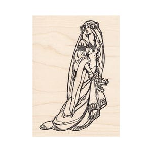 Rose Princess 489K Beeswax Rubber Stamps Unmounted, Cling, Mounted Stamp People, Men & Women Stamping