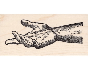 Gimme 971G Hand Rubber Stamp, Collage Stamping