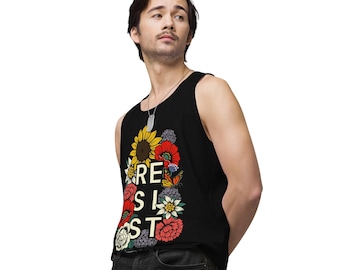 Wild Roots of Resistance Tank Top | Inclusive Protest Apparel | Resistance Clothing for Activists