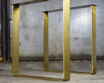U-vormige tafelpoten, stalen bureaupoten, moderne eettafelpoten, bankpoten, set van 2