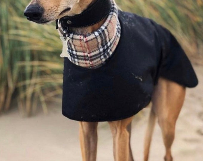 Greyhound Fleece Jumper,Greyhound Dog Winter Coat,Whippet Winter Coat waterproof windproof Outdoor Dog Apparel for Whippet Lurcher Salukis