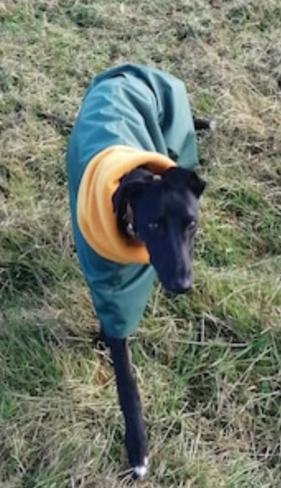 whippet fleece coat