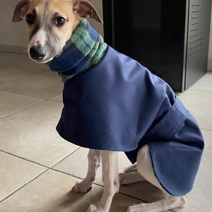 Manteau Greyhound, Manteau pour chien, Manteau doublé polaire, Manteau Whippet, Veste pour chien, Imperméable pour chien, Veste Whippet, image 2