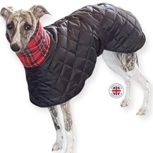 Waterproof winter greyhound coats. Winter coats for greyhound. Greyhound Fleece Coat UK image 3