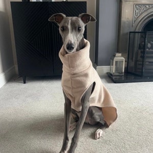 Greyhound and whippet,sighthound fleece jumpers / Sleeveless Sweater/pullover/vest image 3