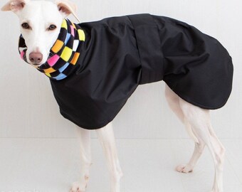 Greyhound Winter waterproof jackets, Whippet waterproof Coat, sighthound coats.