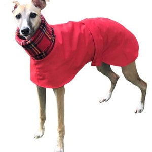 Manteau Greyhound, Manteau pour chien, Manteau doublé polaire, Manteau Whippet, Veste pour chien, Imperméable pour chien, Veste Whippet, image 3