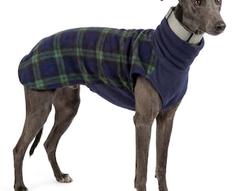 Whippet Cozy Winter fleece  jumpers - Dog Pullover sweater for greyhounds & Italian Greyhounds