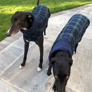 Greyhound, whippet ,saluki Italian greyhound iggy lurcher Plain Polar Fleece Jumper made in the uk.