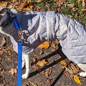 Waterproof greyhound coat with Sherpa fleece lined winter coats ,greyhound , whippet, lurcher, Italian Greyhound, extra warm coats image 8
