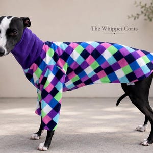 Greyhound and whippet fleece pyjamas