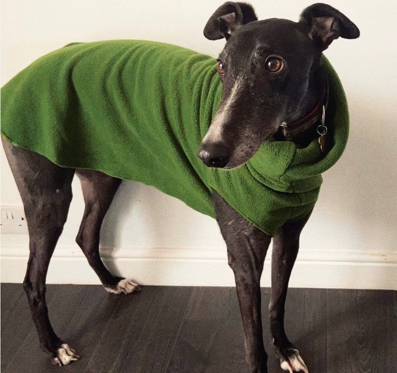 Greyhound and whippet,sighthound fleece jumpers / Sleeveless Sweater/pullover/vest image 5