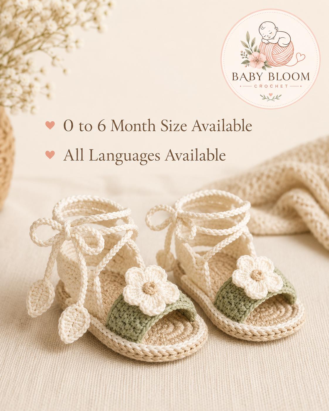 40 Baby Sandal Crochet Patterns for Sweet Summer Shoes, Gifts, and Keepsake Photos 14 Crochet Baby Sandals