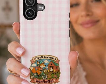 Lustige Handyhülle im Mädchen-Design | Geschenk für das neue iPhone
