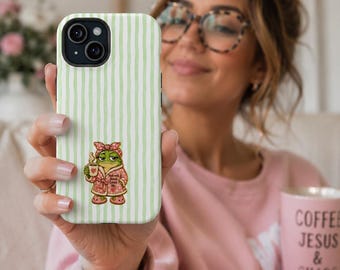 Lustige Handyhülle mit Frosch-Meme | Geschenk für Froschliebhaber