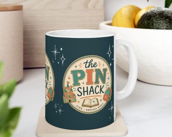 Disney Pins Collector Logo Mug | Ceramic Coffee Cup 11oz 15oz