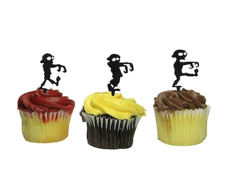 Zombie Cupcake Toppers
