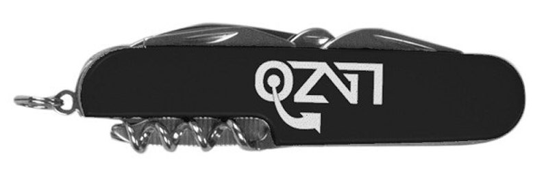 Groomsmen Gift, Best Man Gift, Usher, Ring Bearer, 2 Black Laser Engraved Pocket Knife Multi Tools Multitool Knives image 3