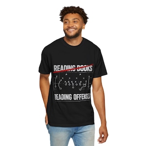 Funny Linebacker Shirt Reading Offenses Tee Football Defense Player Gift LB Football T-Shirt