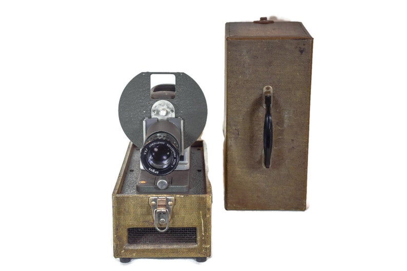 Vintage Slide Projector Argus Slide or Film Projector with Slide Wheel Mid Century Argus Slide Projector Argus 200 Slide Projector