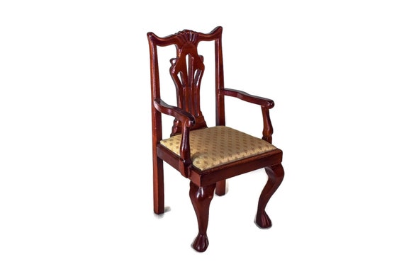upholstered doll chair
